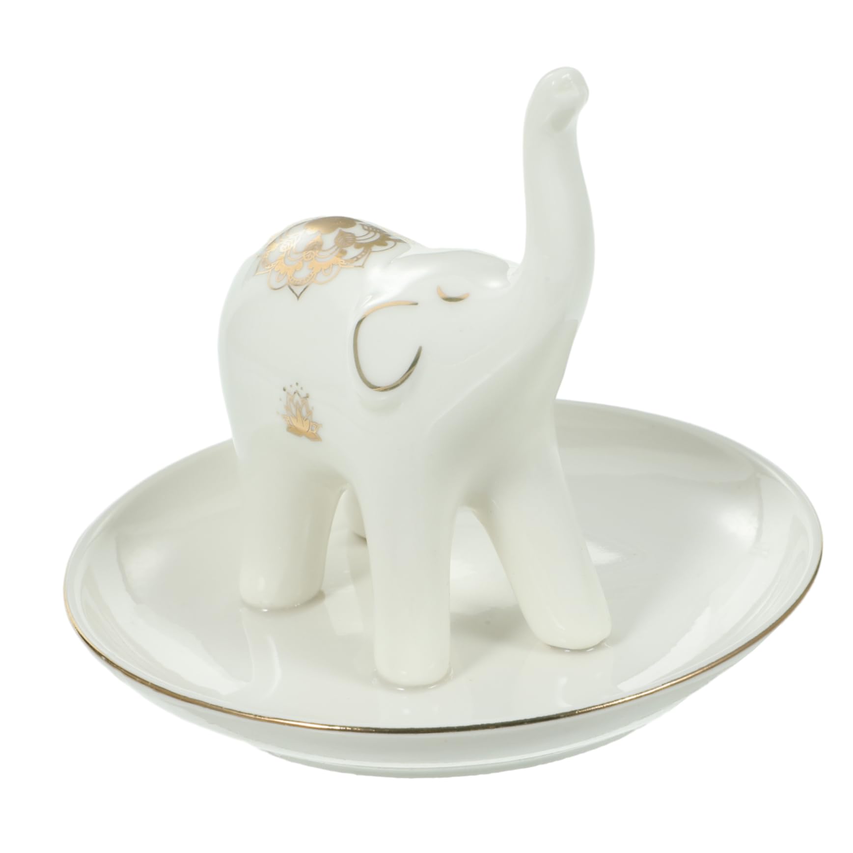 陶器製の象の小物